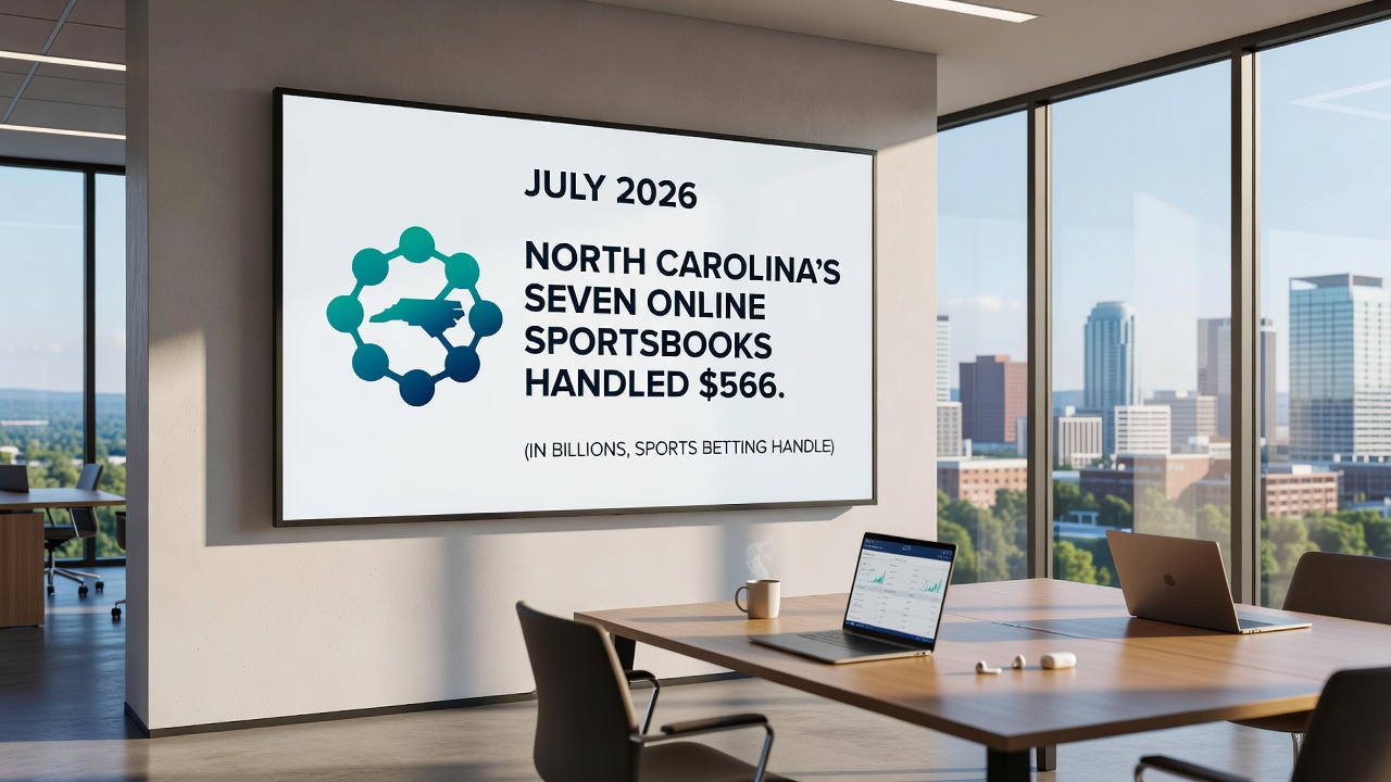 Detailed breakdown of North Carolina July 2026 sports betting statistics and tax collections